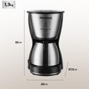 Ver imagem 6 de Cafeteira Mondial Dolce Arome 800W Preto/Inox 127V C-37-JI-30X