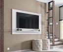 Ver imagem 1 de Painel para Tv até 60 Polegadas Safira 1 Prateleira - Casa D