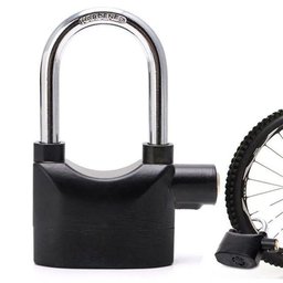 Cadeado Anti Furto Roubo Sirene Alarme 110db Som Alto Segurança Casa Moto Bicicleta Bike Resistente - 2