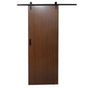 Ver imagem 3 de Porta de Madeira Celeiro Sobrepor 210x90cm Melamínica MDF Ultra MGM Ipê