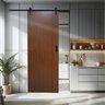 Porta de Madeira Celeiro Sobrepor 215x90cm Melamínica Mdf Ultra Mgm - 2