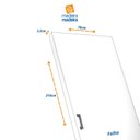 Ver imagem 4 de Porta de Madeira Celeiro Sobrepor 215x70cm Melamínica Mdf Ultra Mgm