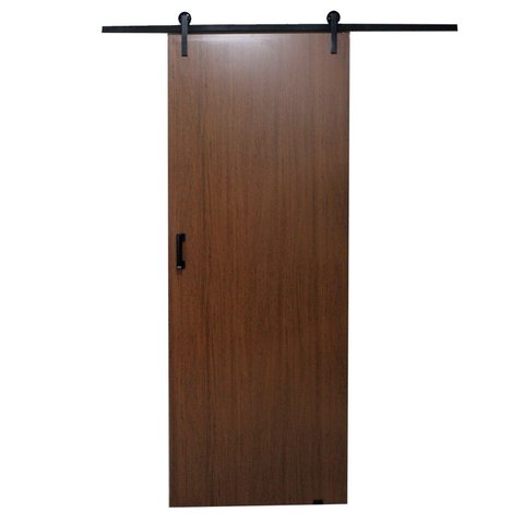Porta de Madeira Celeiro Sobrepor 215x70cm Melamínica Mdf Ultra Mgm
