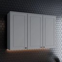 Ver imagem 4 de Armário Aéreo 120cm 3 Portas Emily Henn