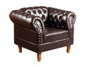 Ver imagem 6 de Conjunto Sofá Chesterfield Lugares 2 Poltronas Dom Pedro Marrom