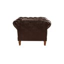 Ver imagem 2 de Conjunto Sofá Chesterfield Lugares 2 Poltronas Dom Pedro Marrom
