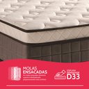 Ver imagem 4 de Colchão Viúva Bf Mola Ensacada Espuma D33 Viscoelástico 128x188