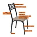 Ver imagem 4 de Conjunto Jade Flex 1,10m Tampo Laminado com 4 Cadeiras