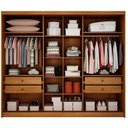 Ver imagem 2 de Guarda Roupa Casal Livorno Plus 6 Portas 4 Gavetas Cinamomo - Novo Horizonte