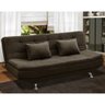 Sofá Cama Marrocos Suede Chocolate 1300 Js Móveis - 1