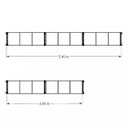 Ver imagem 2 de Kit 5 Mini Porta Pallet 250 Kg 180x200x60 (cxlxp)