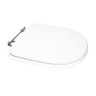 Assento Sanitário Poliéster para Louça Duomo Plus (deca) Aço (reb. Oculto) Branco - 3