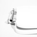 Ver imagem 4 de Assento Sanitário Poliéster para Louça Duomo Plus (deca) Aço (reb. Oculto) Branco