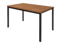 Ver imagem 4 de Conjunto Jade Flex 1,36m Tampo Laminado com 6 Cadeiras Marrom/Preto Fosco/Caramelo/Amendoa