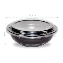Kit C/100 Embalagem Descartável Delivery Para Udon e Sopas - 4