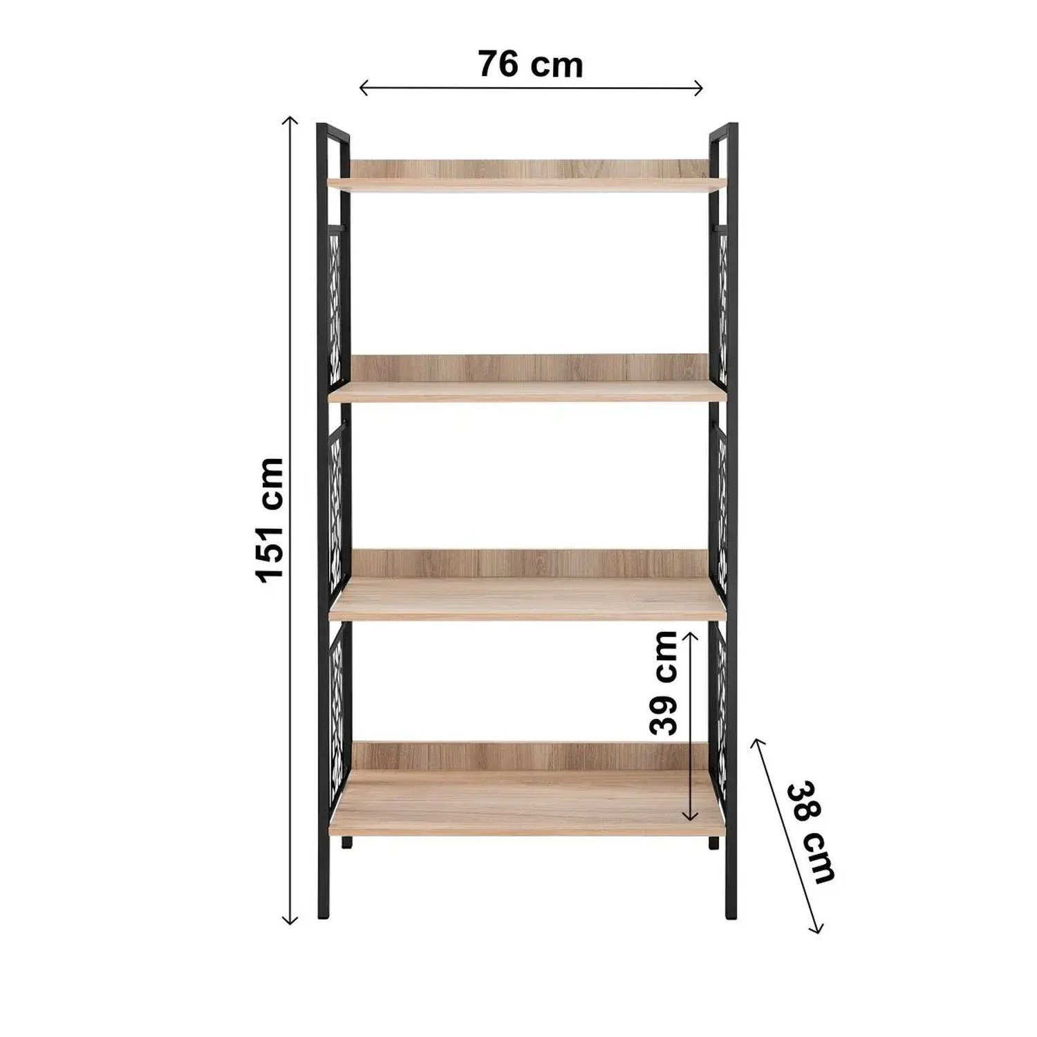 Estante Média 76cmx150cm 4 Prateleiras Beta - 4