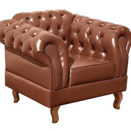 Conjunto Sofá Chesterfield 2 Lugares 2 Poltronas Dom Pedro - 4