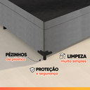 Ver imagem 7 de Cama Box com Baú Casal com 38cm de Altura com Pé Prince