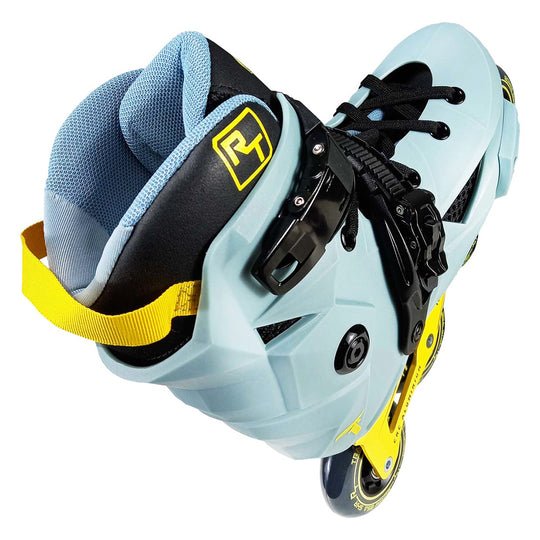 PATINS INLINE FREESTYLE TRAXART REVOLT TURBO - CINZA / AMARELO - 4