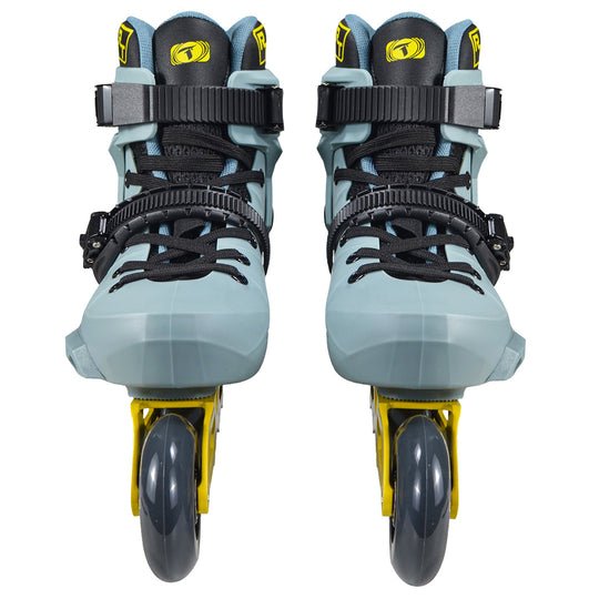 PATINS INLINE FREESTYLE TRAXART REVOLT TURBO - CINZA / AMARELO - 3