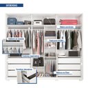 Ver imagem 5 de Guarda-Roupa Casal Suburban Ripado 6 Portas 6 Gavetas e Pés Espresso Móveis Branco/Fosco