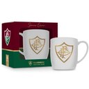 Ver imagem 1 de Caneca Porcelana Premium Brasfoot Fluminense Serie Ouro 300ml Urban Licenciada Branco