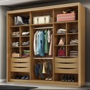 Ver imagem 2 de Guarda-roupa Imperium 100% MDF2 Portas com Espelho