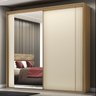 Guarda-roupa Imperium 2 Portas com Espelho - 1