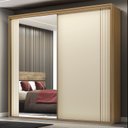 Ver imagem 1 de Guarda-roupa Imperium 100% MDF2 Portas com Espelho