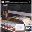 Ver imagem 5 de Kit 15 Tomada Para Móveis Embutir Mesa De Escritório Painel De Tv Armários 2P+T 20A Preta
