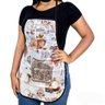 Avental de Cozinha Lavanderia Estampado Impermeável Café - 4