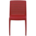 Ver imagem 3 de Kit 4 Cadeiras Tramontina Isabelle em Polipropileno e Fibra de Vidro Vermelho 92150040