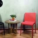 Ver imagem 2 de Kit 4 Cadeiras Tramontina Isabelle em Polipropileno e Fibra de Vidro Vermelho 92150040