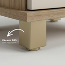 Ver imagem 5 de Balcão Multiuso 2 Portas Due Freijó/Nude