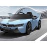 Mini BMW i 8 Coupe Azul Carro Elétrico Infantil A Bateria Para Crianças Motorizado Meninos Meninas B - 3