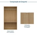 Ver imagem 4 de Módulo 70x120 4 Portas Frame CabeCasa MadeiraOriginals