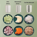 Ver imagem 7 de Cortador Ralador Fatiador de Legumes Vegetais Multifuncional