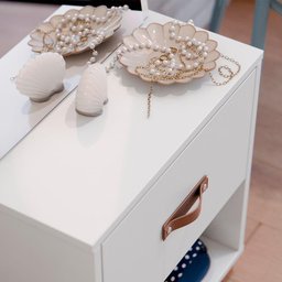 Toucador Penteadeira com Espelho 1 Gaveta Organic Branco - Ej Móveis - 6 Toucador Penteadeira com Espelho 1 Gaveta Organic Branco - Ej Móveis - 6