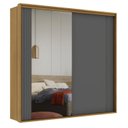 Ver imagem 3 de Guarda-roupa Imperium 100% MDF2 Portas com Espelho