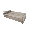 Ver imagem 3 de Sofá Cama 3 Lugares Casal Premium Reclinável com Almofadas 2,06 Larg Donna Matrix