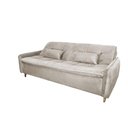 Ver imagem 2 de Sofá Cama 3 Lugares Casal Premium Reclinável com Almofadas 2,06 Larg Donna Matrix