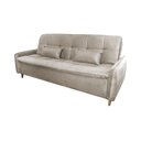 Ver imagem 1 de Sofá Cama 3 Lugares Casal Premium Reclinável com Almofadas 2,06 Larg Donna Matrix