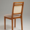 Ver imagem 2 de Cadeira para Sala de Jantar Madeira Maciça com Tela Lisa Fenix