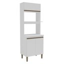 Ver imagem 1 de Paneleiro Torre Quente 70cm com 3 Portas e 2 Nichos 2416 Yescasa Branco