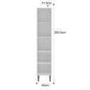 Ver imagem 3 de Armário Paneleiro 2 Portas 40cm 2417 Yescasa Branco