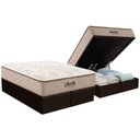 Ver imagem 2 de Cama Box Baú Crc Queen +Colchão Molas Ensacadas Libertá Inovaflex 158