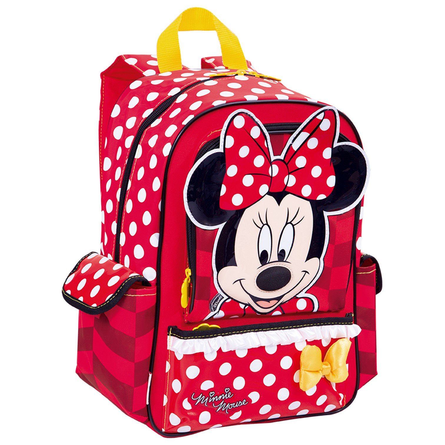 Mochila Minnie Mouse Média Sestini Vermelho - 1