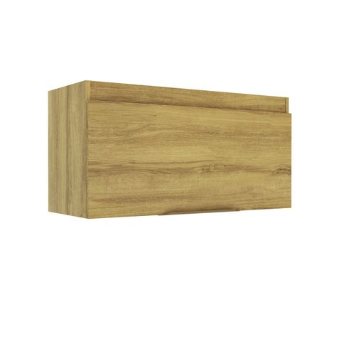Armário Aéreo Basculante 1 Porta 80cm 2302 Yescasa Marrom/Mel