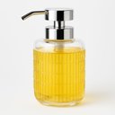 Ver imagem 3 de Porta Sabonete Líquido de Vidro 400 Ml Prata - Quanhe