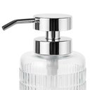 Ver imagem 2 de Porta Sabonete Líquido de Vidro 400 Ml Prata - Quanhe